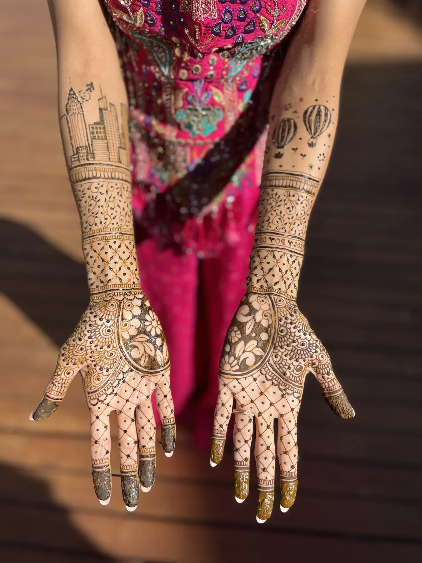 Henna for family and wedding guests